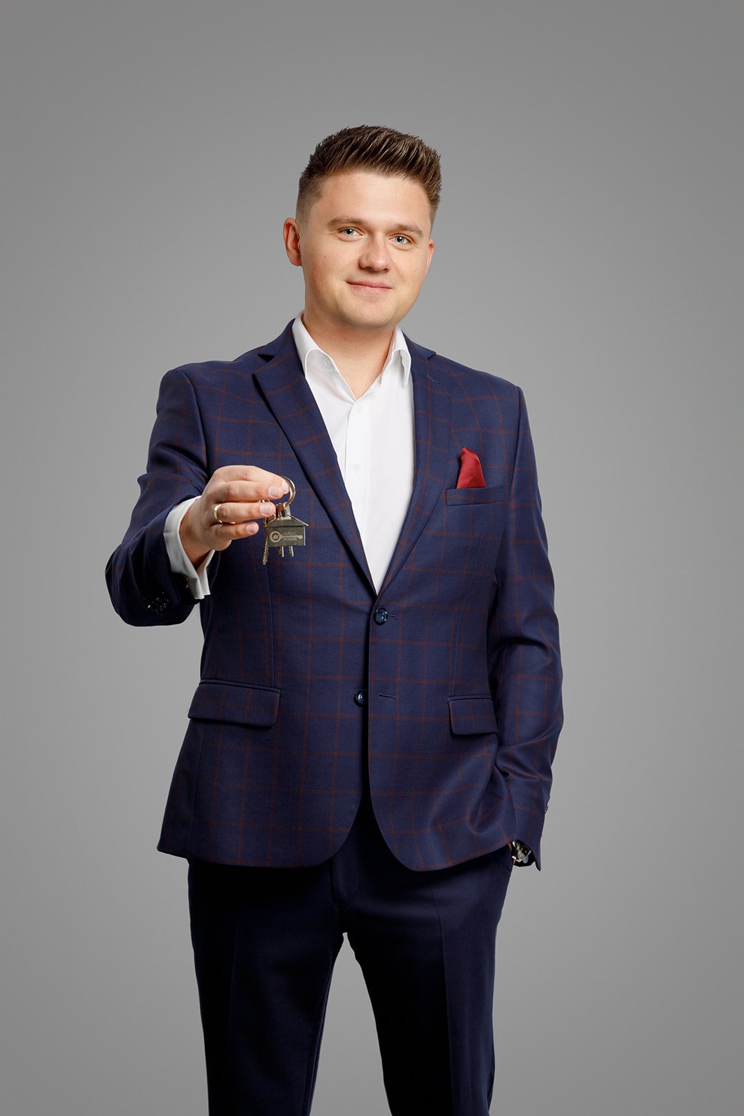 Elegant Man in a Tailored Suit – Professional Portrait Elegant Man in a Tailored Suit – Professional Portrait