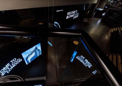 Modern office interior of Revolut London headquarters showcasing workspace design